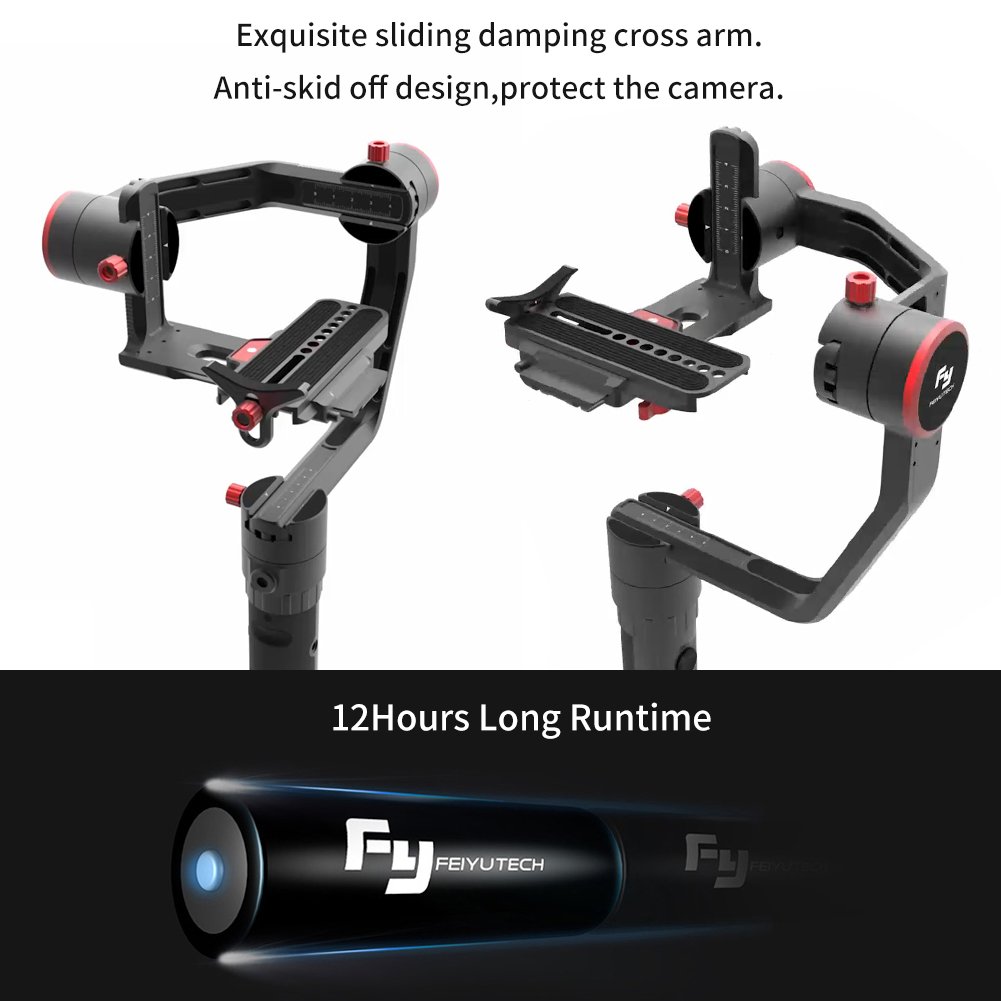 FeiyuTech α2000 スタビライザー FeiyuTech a2000 3 Axis Dual Grip Handle Gimbal Stabilizer